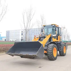 液压小型柴油装载机农用推土车三吨铲车机工地用四轮0.6方装载机