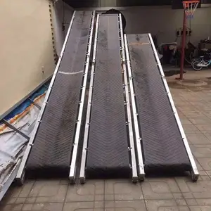 博华 煤场煤球装车机 煤块运输机 高度可调成袋货物输送机