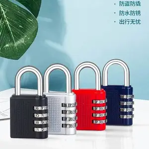 防盗锌合金储物柜旅行箱背包家用宿舍健身房金属密码锁挂锁可定制