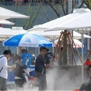 东佳强专业生产户外商业步行街高效喷雾降温设备厂家