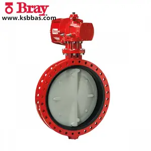 美国Bray系列S32_S33和S35_S36博雷双法兰大口径弹性密封蝶阀