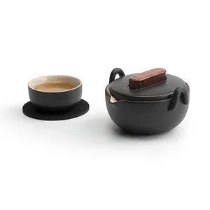 陶鼎轩汉鼎便携收纳简约陶瓷功夫茶具快客杯套装
