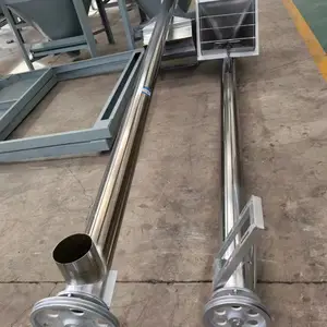 郑州永兴牌绞龙螺旋输送机-管式不锈钢垂直螺旋输送机厂