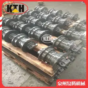 工程钻机履带支重轮 探矿钻机支重轮 钻机履带支撑轮 钻机底盘配件四轮一带