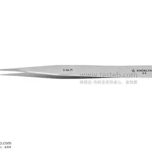 美国Excelta 3-SA-PI镊子0.17mm尖头抗磁耐酸不锈钢意大利造