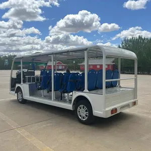 贵阳五菱19座 电动观光车 景区园区校园接驳 长续航大空间安全舒适