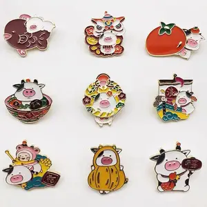 金属胸章定制胸牌烤漆珐琅徽章定制动漫明星徽章周边卡通胸针定制