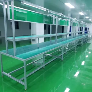 定做流水线测试防静电铝合金工作台 实验室实训台 可上门组装