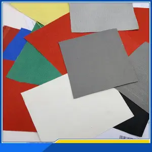 固定式柔性挡烟垂壁硅胶布05 08 银灰色 玻璃纤维防火布
