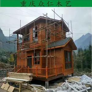 习水传统木屋生产 毕节防腐木别墅 传统木房子施工安装 众仁木艺