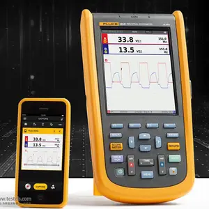 ��»��Fluke 124B�ֳ�ʾ�������������ñ���ҵ���������豸���ϼ��
