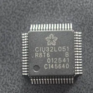 华大电子 CIU32L051R8T6 封装LQFP64 安全单片机 8COM×32SEG 段码 LCD 表计主控
