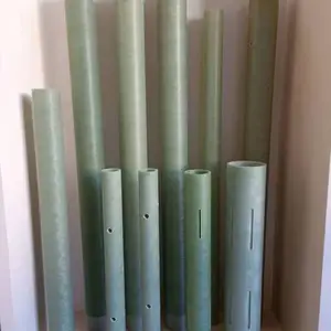 厂家直销阻燃耐高温环氧树脂玻璃纤维缠绕管玻璃钢管避雷器专用绝缘管