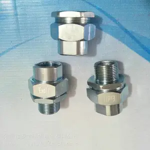 不锈钢防爆活接头BHJ-G2.5-DN70双外 ExdII