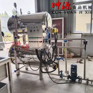 坤源 杀菌锅 商用直销高温橄榄菜自动高温大型肉粽子灭菌锅