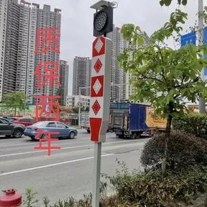 创安达 太阳能警示柱太阳能高亮道口标反光标志警示灯