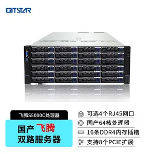 GITSTAR集特 信创国产化飞腾双路S5000C-64核4U机架式服务器