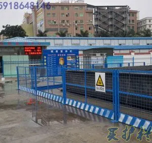 花都建筑施工安全围栏 广州冲孔板基坑护栏按图定做 电梯安全门现货
