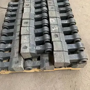 废钢粉碎机 重锤式金属边角料破碎机 2000型废旧金属破碎机双金属复合高铬合金耐磨锤头高锰钢耐磨锤头
