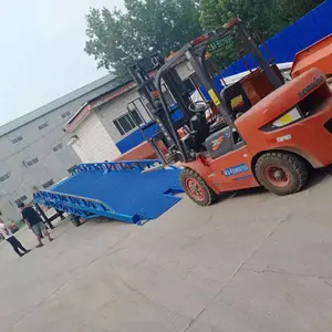 ǭ���ƶ�ʽװж������С�͵綯Һѹ����������װ��װжƽ̨б�¹̶�ƽ̨