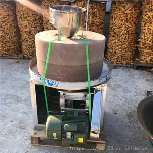 电动豆浆豆腐石磨机 60型号芝麻酱石磨机 低速研磨石磨机