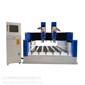 厂家直销森特斯ST-1825双头加重T型床身重型石材雕刻机