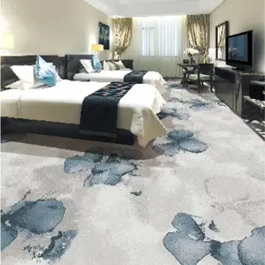 机制尼龙印花地毯厂家直销 可定制腈纶手工地毯 地毯安装销售