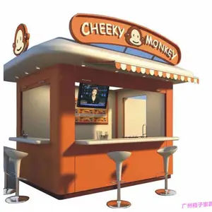 地摊经济商亭,美食街小吃售货车,商业街餐饮小卖部,广场零售商亭摊位