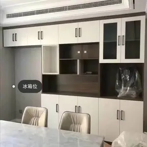 苏州宏路全屋定制工厂店 HL-CBG003 极简轻奢餐边柜