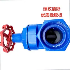 丝扣闸阀 Z15X-16Q 弹性座封丝扣表前带锁闸阀 放心选购