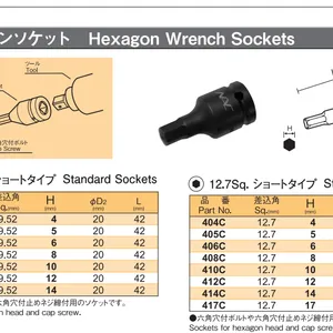 日本原装进口长掘NAC套筒304C/310C/405C/414C/3025C议价商品