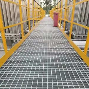 定制光伏走道钢格栅板用于化工厂污水处理厂平台承重发货快