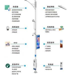 智慧城市智慧灯杆IP网络广播紧急求助系统