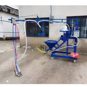 80型螺杆式GRC喷浆机 景区罗马柱砂浆喷涂机窗套砂浆喷涂机