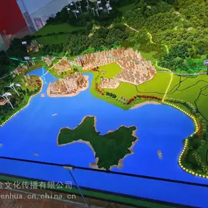 沙盘制作 三维动画 新能源 变电站 输电网 三维仿真 模型