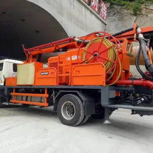 鑫通机械隧道工程用混凝土湿喷机操作大方量喷浆机械手