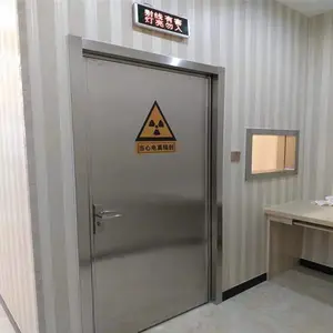 铅门保修服务周到-放射科防辐射用-钢制气密门-聊城护盾