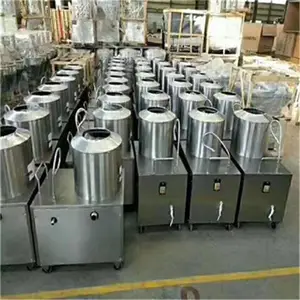 滚筒式TP-350/450芋头土豆脱皮机 陇南鑫乐源供应蔬菜去皮机 食堂餐厅多功能切菜机省时省力