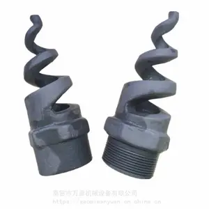 脱硫除尘碳化硅螺旋实心锥喷嘴DN100超大通径螺旋喷嘴