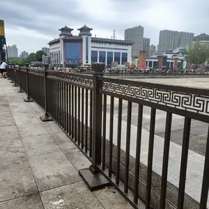 西 安回形花护栏 南 京中 山陵道路隔离护栏 浦 口花旗村隔离栏