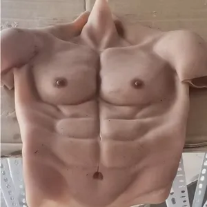 网红假肌肉衣服硅胶道具假腹肌衣变装肌肉服cos装假胸肌