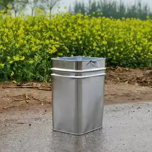 户外垃圾桶内胆果皮箱配件果壳箱内桶加厚镀锌内胆公园垃圾箱内桶