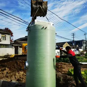 市政管网排污专用优质一体化泵站,直径1000-4200,可现场定制