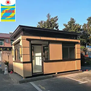 厂家供应真石漆门卫岗亭 豪华真石漆岗亭价格
