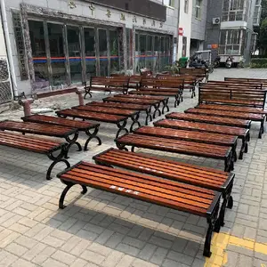 新乡防腐木户外座椅批发 长条椅 防腐木平凳