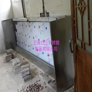 供应不锈钢小便池图121不锈钢小便槽尺寸不锈钢洗手池