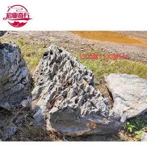 英德英石假山你知道吗?英石多少元一吨,草坪点缀英石