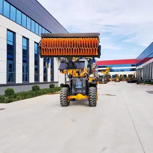 钢丝滚刷公路清扫器 车间仓库清理设备封闭式扫路机