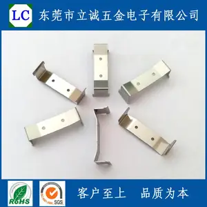 EF20双扣钢夹铁夹EF20磁芯卡子EE20变压器夹子,SUS304不锈钢材质,弹性好。