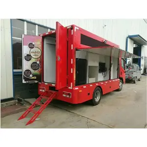 大型消防宣传教育车_市民消防知识宣讲车